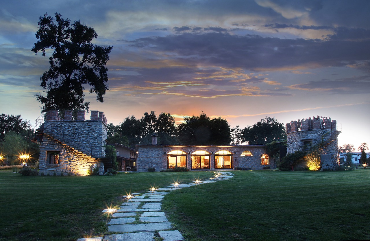 lighting at night